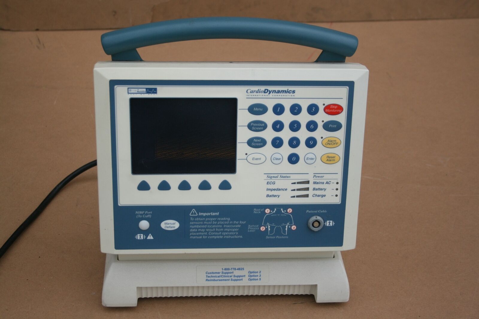 cardio dynamics bioz bz-4000-101d patient monitor CardioDynamics ICG - $292.05