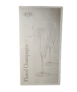 Set Of 6 Michelle Fine Crystal Flutes Made In Germany Glasses New In Box  - $46.00 CAD