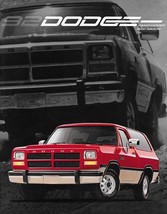 1992 Dodge RAMCHARGER RAM WAGON sales brochure catalog US 92 Canyon Sport - £7.84 GBP