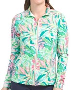 NWT SIGRID OLSEN HOT PINK GREEN PALOMA Long Sleeve Full Zip Golf Jacket ... - $951.78 MXN