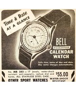 1947 Bell Watch Co Calendar Watches Advertisement Vintage Jewelry NYC E8J - €17,17 EUR 1947 Bell Watch Co Calendar Watches Advertisement Vintage Jewelry NYC E8J - €17,17 EUR