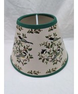 Crazy Mountain Tea Light Candle Lamp Shade Only Chickadee In A Tree - $24.42 CAD