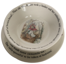 Wedgwood Peter Rabbit Nursery Set Childrens Bowl and Plate Ceramic Book Theme - £17.57 GBP