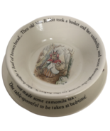 Wedgwood Peter Rabbit Nursery Set Childrens Bowl and Plate Ceramic Book ... - £17.32 GBP