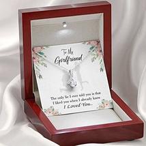 Express Your Love Gifts Girlfriend Gift I Knew I Loved You Eternity Ribbon Stone - £43.43 GBP