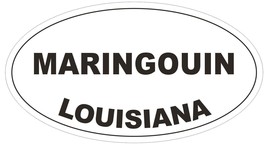 Marington Louisiana Oval Bumper Sticker or Helmet Sticker D3969 - $1.39+