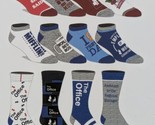 The Office  SOCKS 12 Pair Thats What She Said Pretzel Day Dwight Schrute... - $28.97