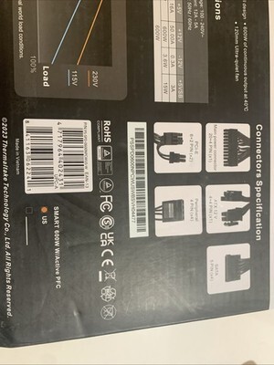 Thermaltake Smart Series 80 Plus Power Supply 600W Item image 6