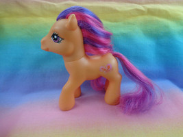 2007 Hasbro My Little Pony Scootaloo Orange Pony -  as is - scraped beauty mark - $1.49