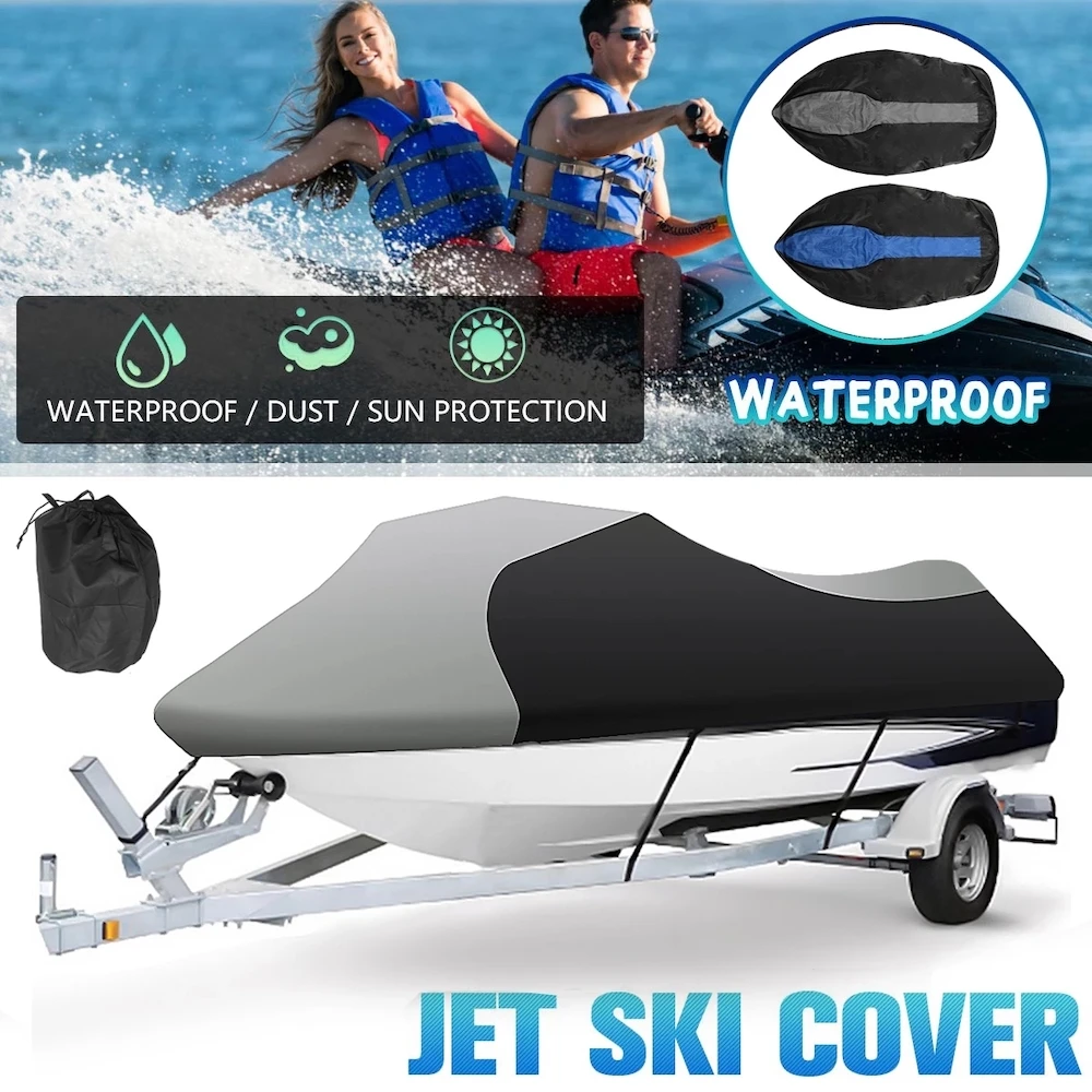 210D Waterproof Motorboat Jet Ski Trailerable Cover For Yamaha WaveRunner EXR VX - £58.71 GBP+