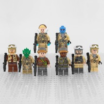 Star Wars Rebel Alliance troopers Rebel soldiers 8pcs Minifigures Bricks... - $17.49