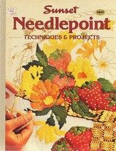 Sunset Needlepoint Techniques &amp; Projects 2nd Edition 1987 Color Illustra... - £3.00 GBP