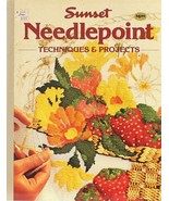 Sunset Needlepoint Techniques &amp; Projects 2nd Edition 1987 Color Illustra... - $4.95