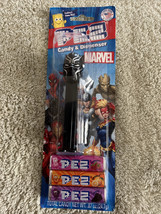 NEW Pez Marvel Black Panther Candy Dispenser 3 Packs of Candy - £4.25 GBP