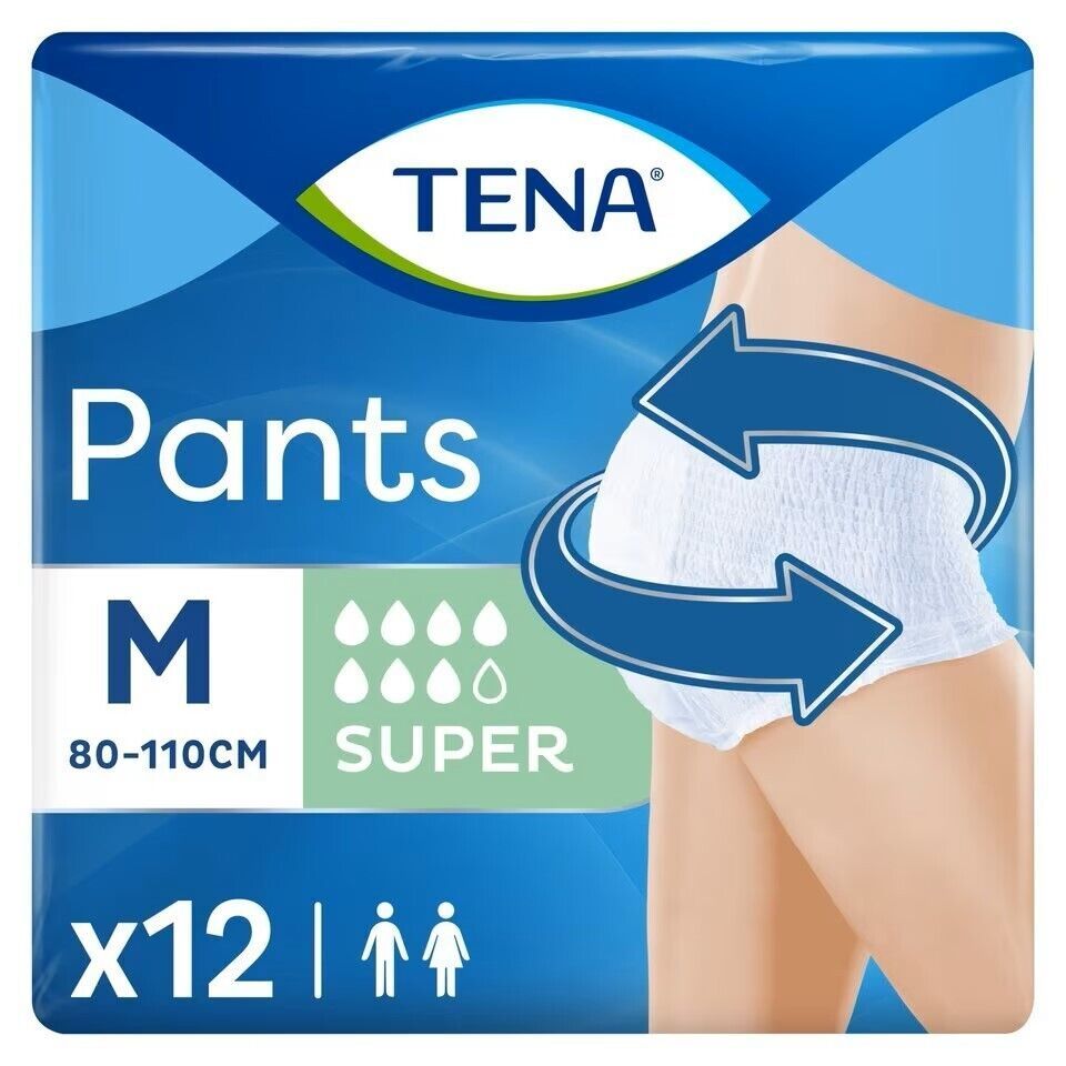 TENA Incontinence Pants Super Medium x 12 - $18.82