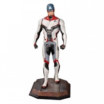 Avengers 4 Endgame Captain America Team Suit Gallery Statue - $88.90