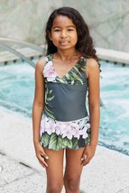 Marina West Swim Clear Waters Swim Dress in Aloha Forest - £31.85 GBP