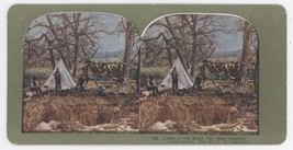 1905 Stereoview Camp in the Black Tail Deer Country.  Hunters Tents Ingersoll - £7.47 GBP