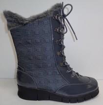 Aerosoles Size 7 M ENAMEL Grey Combo Winter Memory Foam Boots New Womens Shoes - £94.75 GBP