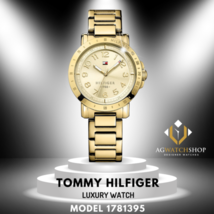 TOMMY HILFIGER Champagnerfarbenes Zifferblatt Goldfarbene Damenuhr aus... - $119.89