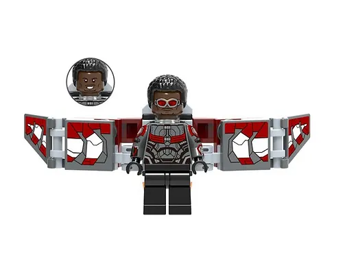 PAPBRIKS Red Falcon Deluxe Movie MCU Custome Rare Minifigures - £5.43 GBP