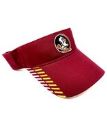 Alert Florida State FSU Seminoles Logo Garnet Red Curved Bill Adjustable... - £20.01 GBP