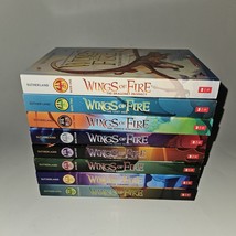 8 Wings of Fire Series PB Book Lot Tui T Sutherland 1 2 3 4 5 6 7 Excellent Cond - £31.50 GBP