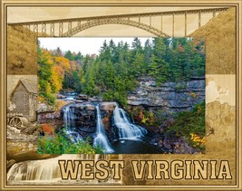 West Virginia Laser Engraved Wood Picture Frame (4 x 6) - £23.48 GBP