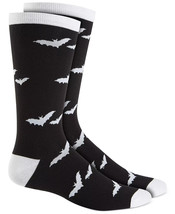 Club Room  Lot of 3 Halloween Bat Crew Socks Black Multi-One Size - £12.57 GBP