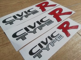 Civic EK Type R - Fits Civic 96-00 - Reproduction Decal / Stickers - EK9 - $18.00