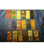 Vintage Match Book Covers Lot Of 18 VINTAGE CA NY HOLLYWOOD - $33.91 CAD