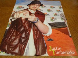 Justin Timberlake Good Charlotte teen magazine clipping Kids Choice Awards - $5.00