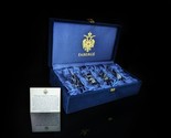 Faberge  Shot Glasses Clear Crystal NIB - £388.87 GBP