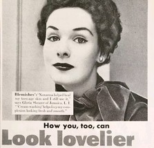 1953 Noxema Skin Cream Look Lovelier In 10 Days Advertisement Beauty E91B - $27.36 CAD