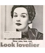 1953 Noxema Skin Cream Look Lovelier In 10 Days Advertisement Beauty E91B - $373.69 MXN