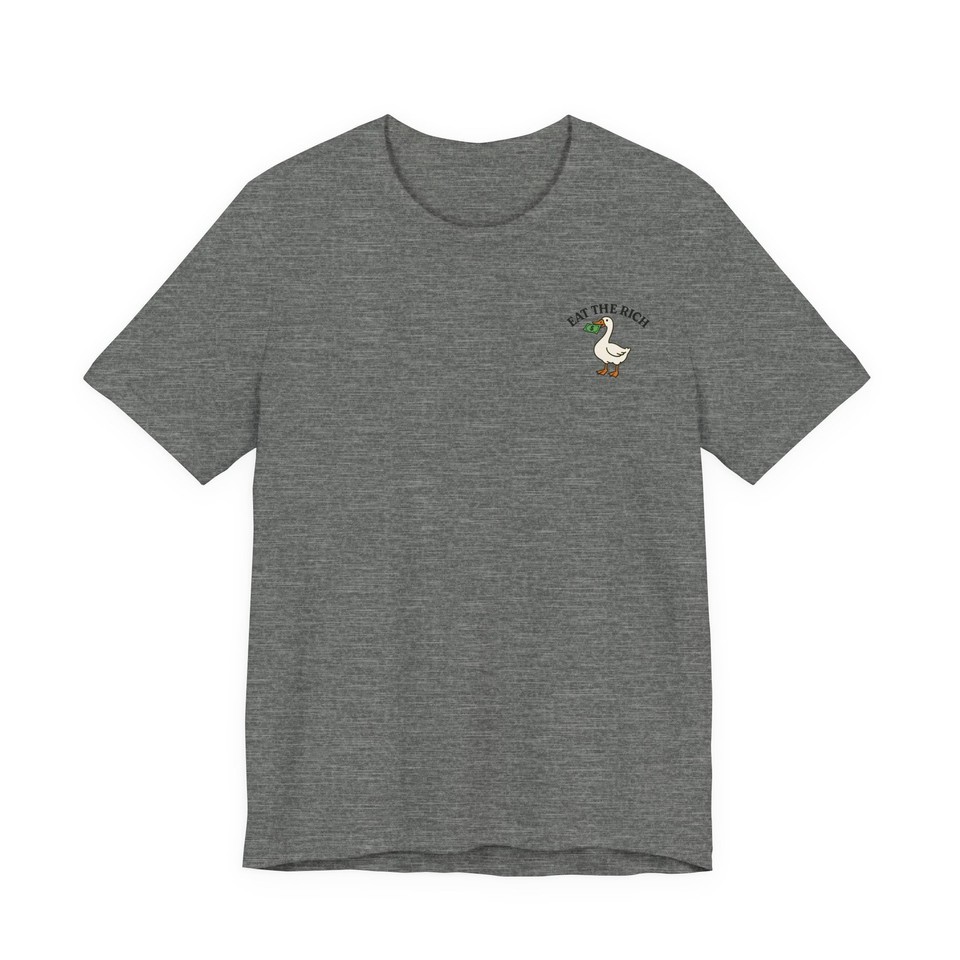 Eat the Rich Shirt, Anti Capitalist shirt, Tax the Rich Shirt, Activist Gift Item image 4