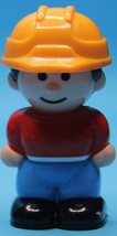 Fisher Price Little People Construction Worker With Orange Hat - $3.99