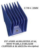 Andis Universal Attachment Guide 7/8&quot; 22mm #C Comb*Fit Agc,Excel,Dblc,Mbg,Smc,Ag - £3.17 GBP