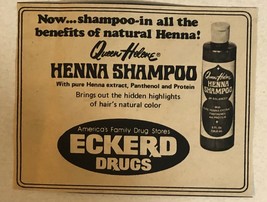 Eckerd Drugs Drug Store Vintage Print Ad Advertisement Henna Shampoo pa31 - $7.91