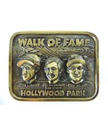  Vintage 1979 Jockeys Hollywood Park Walk of Fame Brass Belt Buckle  - $1,035.74 MXN