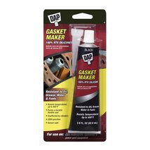 DAP Gasket 100% RTV Silicone Rubber Sealant, Black, 2.8 Oz (7079800754) - $24.95