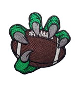 Claw Monster Hand Holding a Football Ball Embroidered Patch Iron On  3.4... - $131.71 MXN