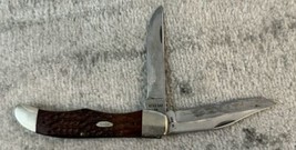 Vintage Case XX USA 6265 SAB SS 5 Dot 1985 Folding Hunter Pocket Knife  ... - £38.93 GBP