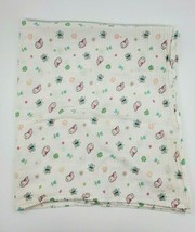 Pink Owl Butterfly Baby Muslin Cotton Swaddle Blanket Flower Green Secur... - £11.70 GBP