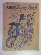 VINTAGE 1941 WWII ARMY SONG BOOK 64 PAGES HAND HELD DECENT SHAPE CONSIDE... - $8.79
