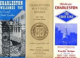 1950&#39;s Lot of Charleston South Carolina Brochures Gardens Tours Coast - £11.67 GBP