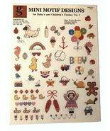 Mini Motif Designs For Baby&#39;s &amp; Children&#39;s Clothes Vol. 1  Cross Stitch ... - $7.95