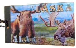 Alaska Moose 3D Luggage Bag Tag - $7.00