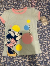 New Disney  Minnie Mouse Bubbles Ringer Tee T-Shirt for Girls Size: 2 / 3 - £11.96 GBP