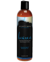 Intimate Earth Heaven Massage Oil - 240 Ml Hazelnut Biscotti - $29.99